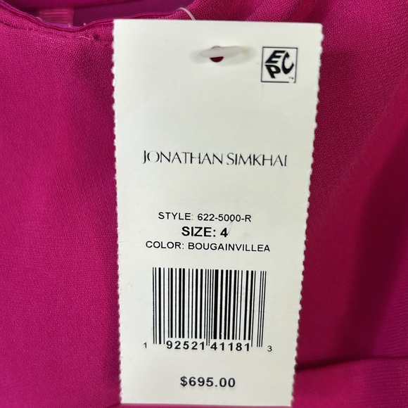 JONATHAN SIMKHAI NWT WOMEN’S BOUGAINVILLEA  JUMPSUIT SZ 4 - Picture 7 of 8